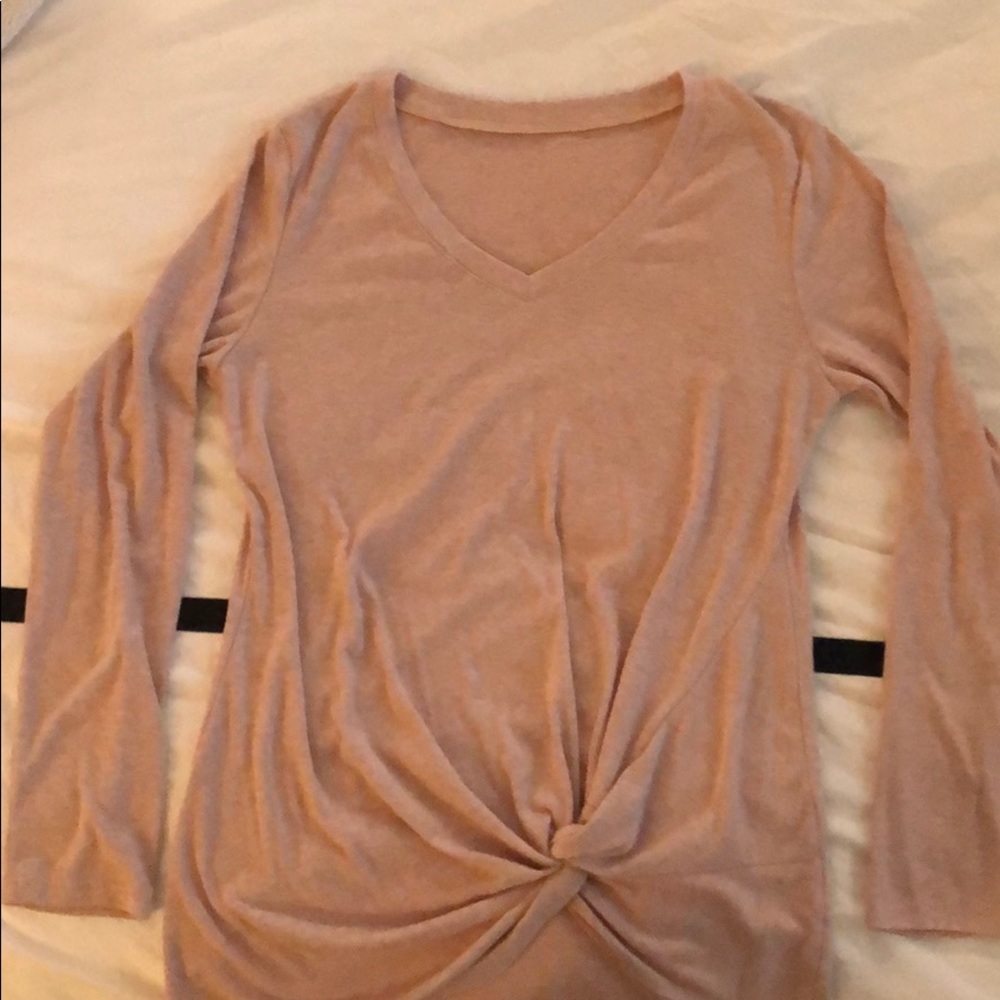 tunic with knot in front.